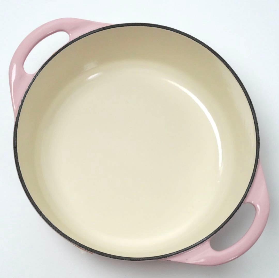 【美品】LE CREUSET　ココット ビス　シフォンピンク　20cm