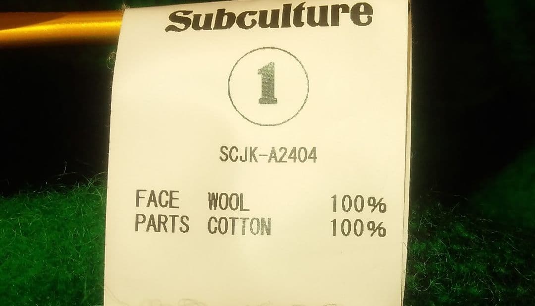 SubCulture Buffalo Check Jacket サブカルチャー