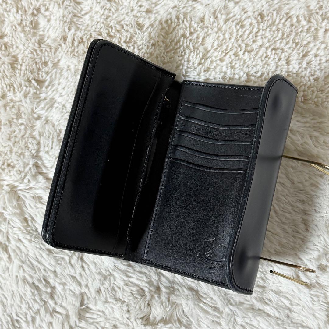 ⭐️新品未使用⭐️　INCEPTION　ミドルウォレット　三つ折り財布　ネイビー