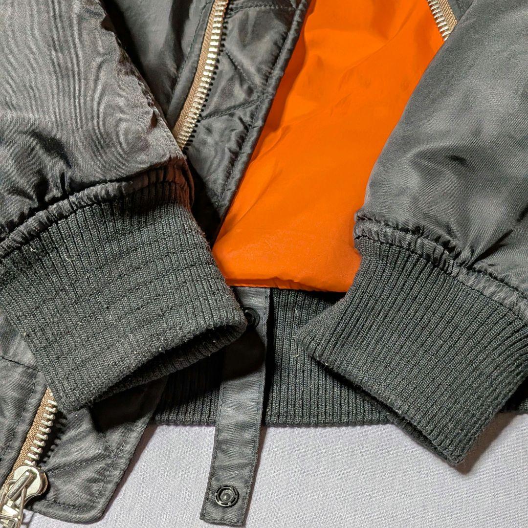 SIMPSON シンプソン MA-1 フライトジャケット ブラック　バイク