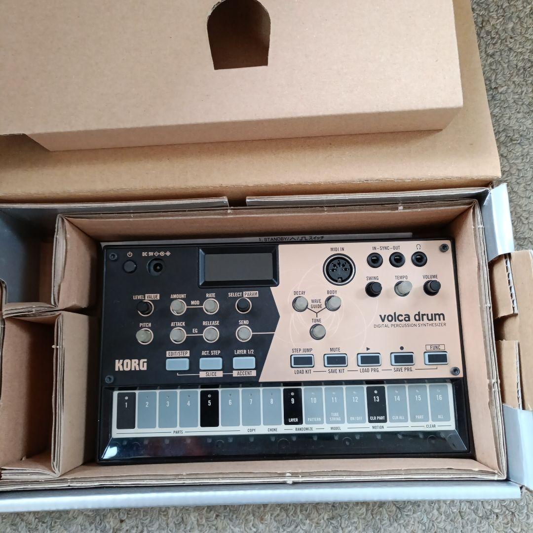 KORG volca drum デジタルパーカッションシンセサイザー