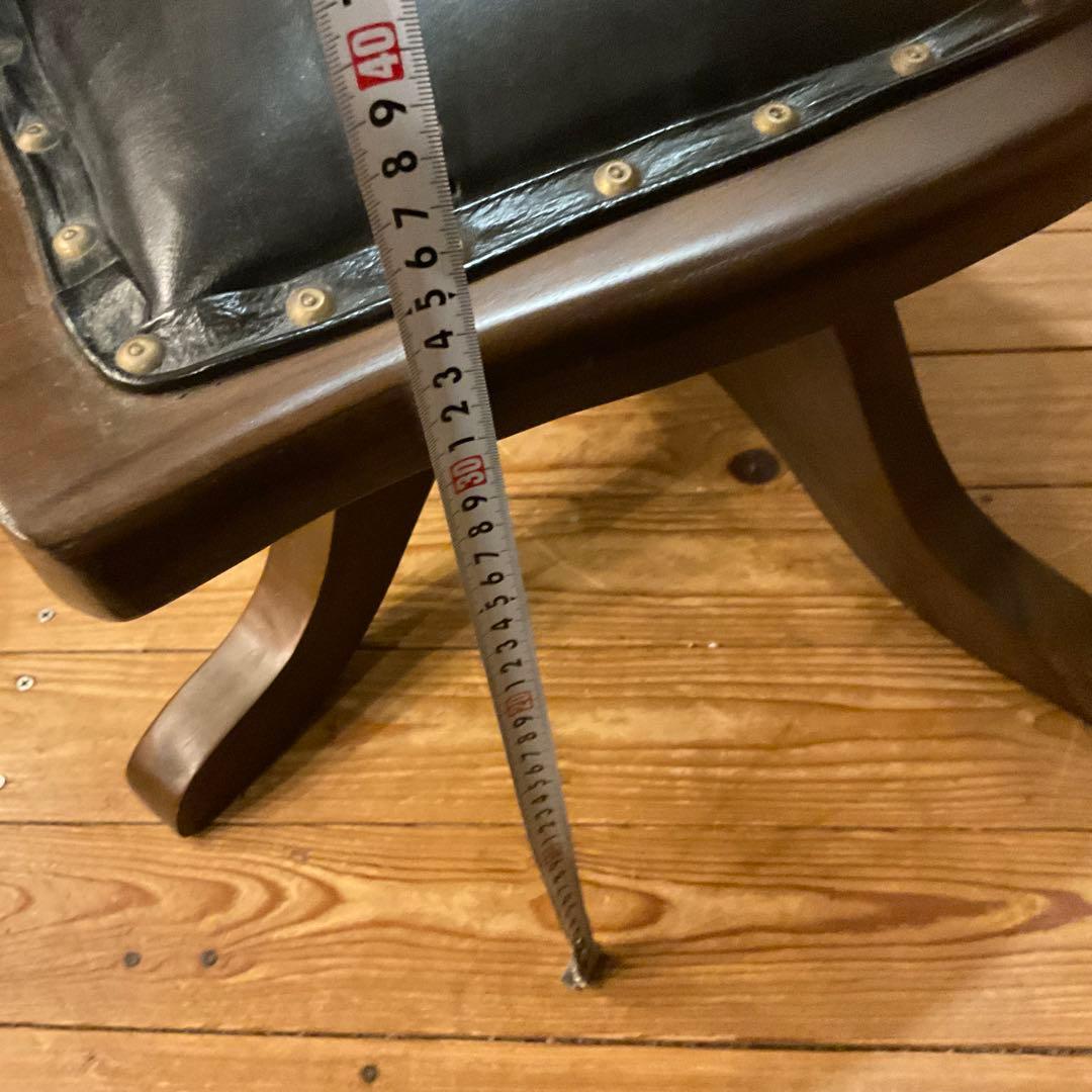 回転チェア ヴィンテージ オフィスチェア 木製 デスクチェア 椅子 レトロl