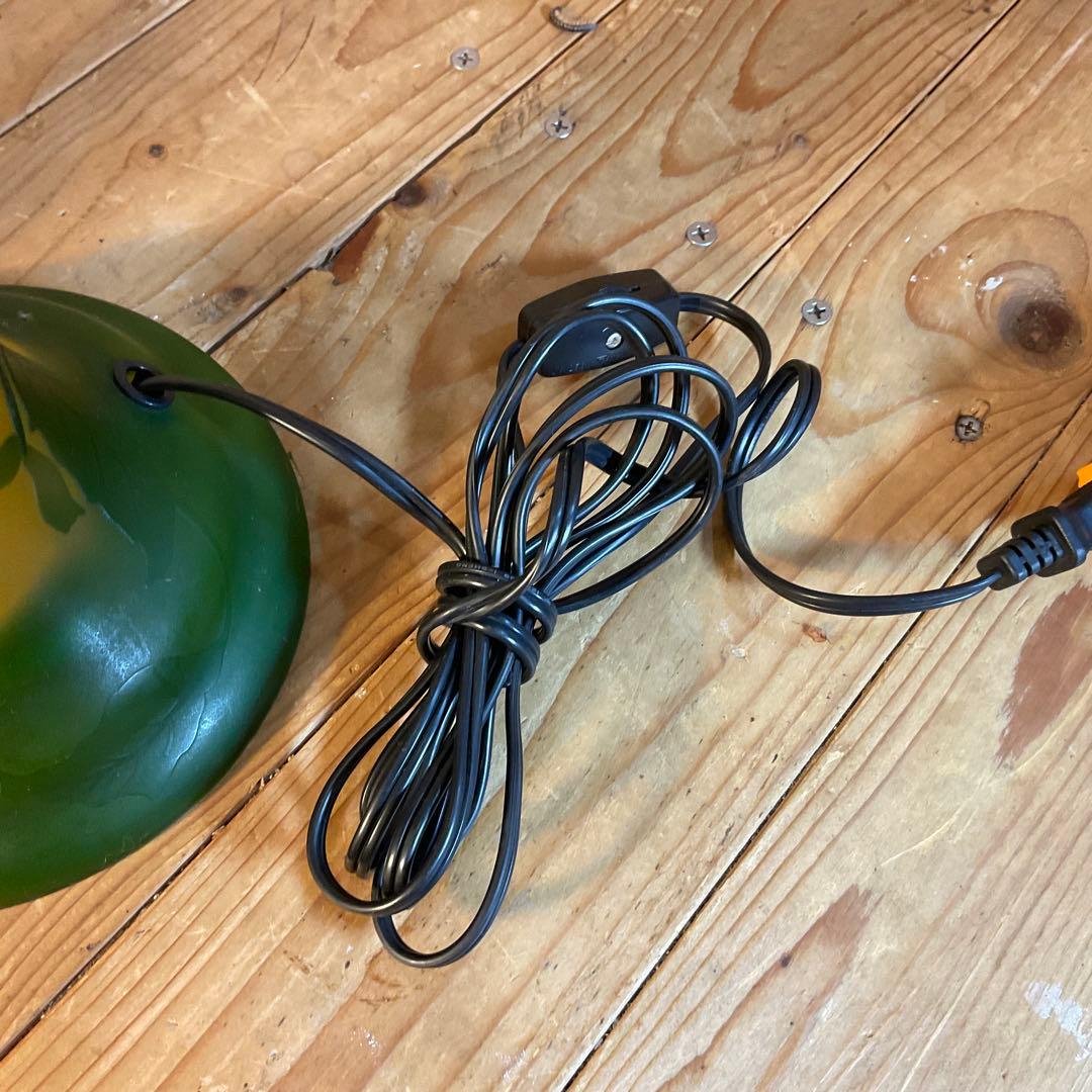 エミール ガレ風ランプ 大型 スタンドライト アンティーク ヴィンテージ 2灯