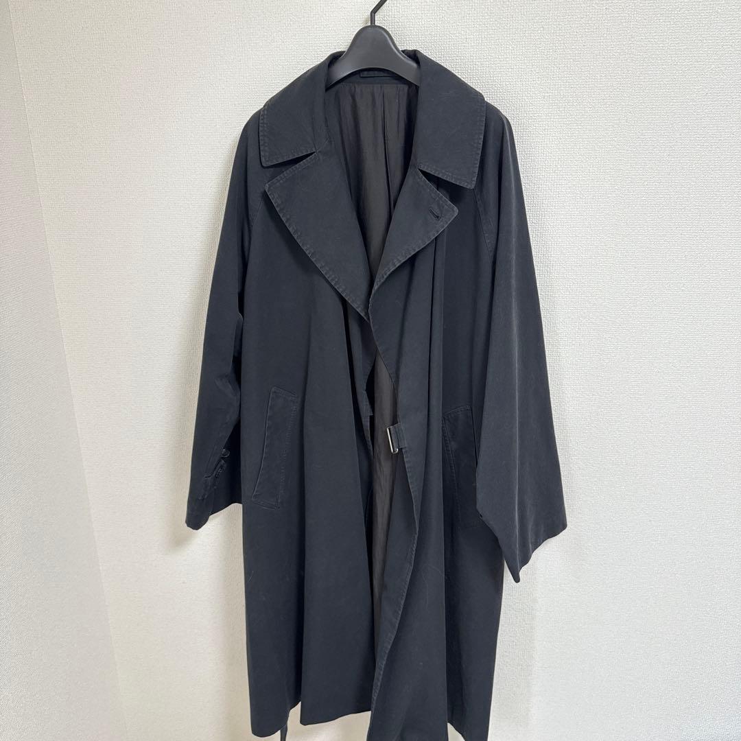 COMOLI 22ssウォッシュド タイロッケンコート size2