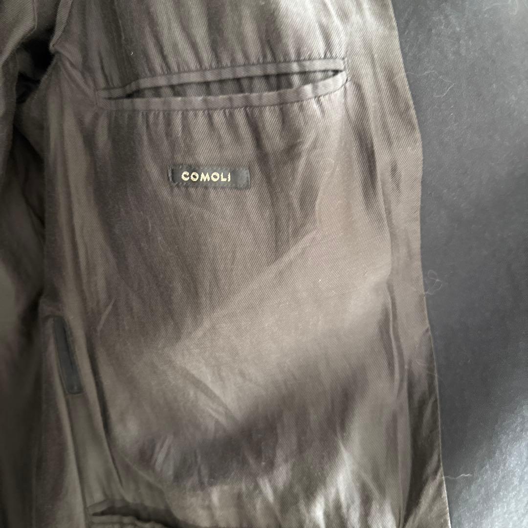 COMOLI 22ssウォッシュド タイロッケンコート size2