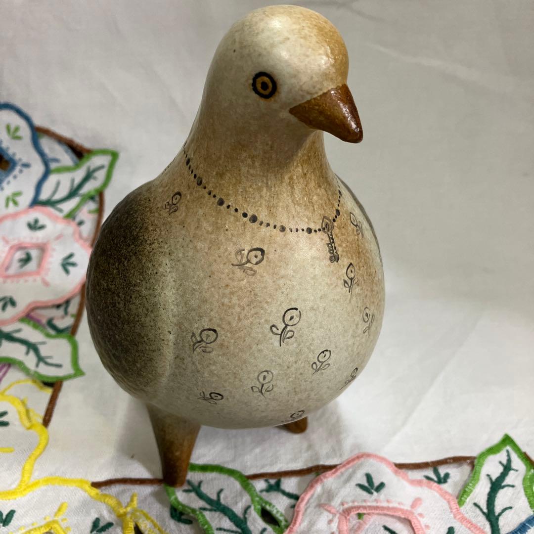 RENリサラーソン　皆川明　コラボ　鳩　Pigeon 置物
