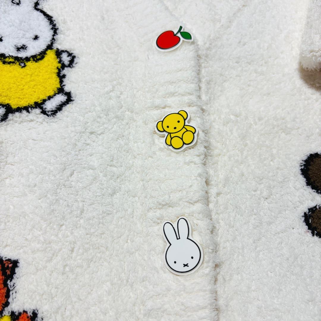 【新品】gelato pique ミッフィー ジャガードカーディガンS-M