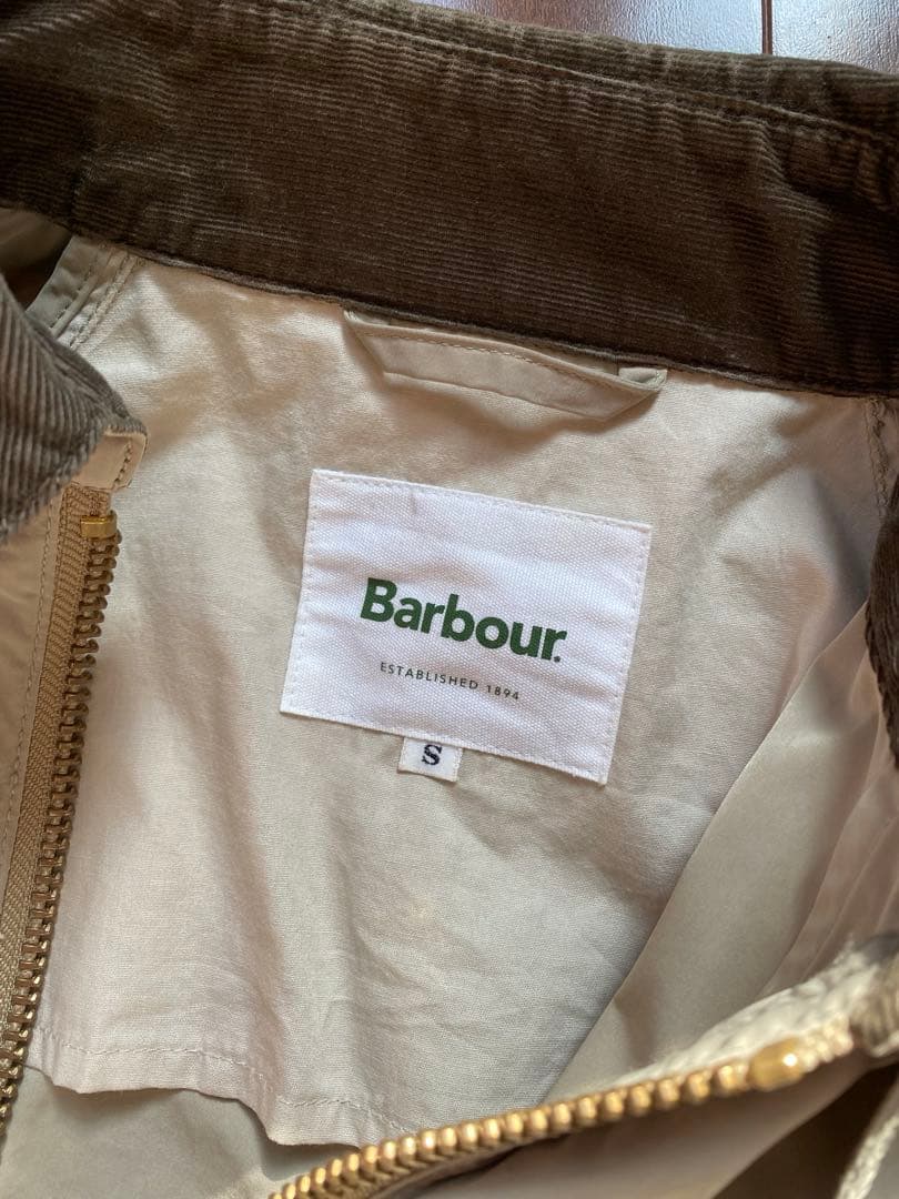 Barbour ビデイル ベージュ Sサイズ
