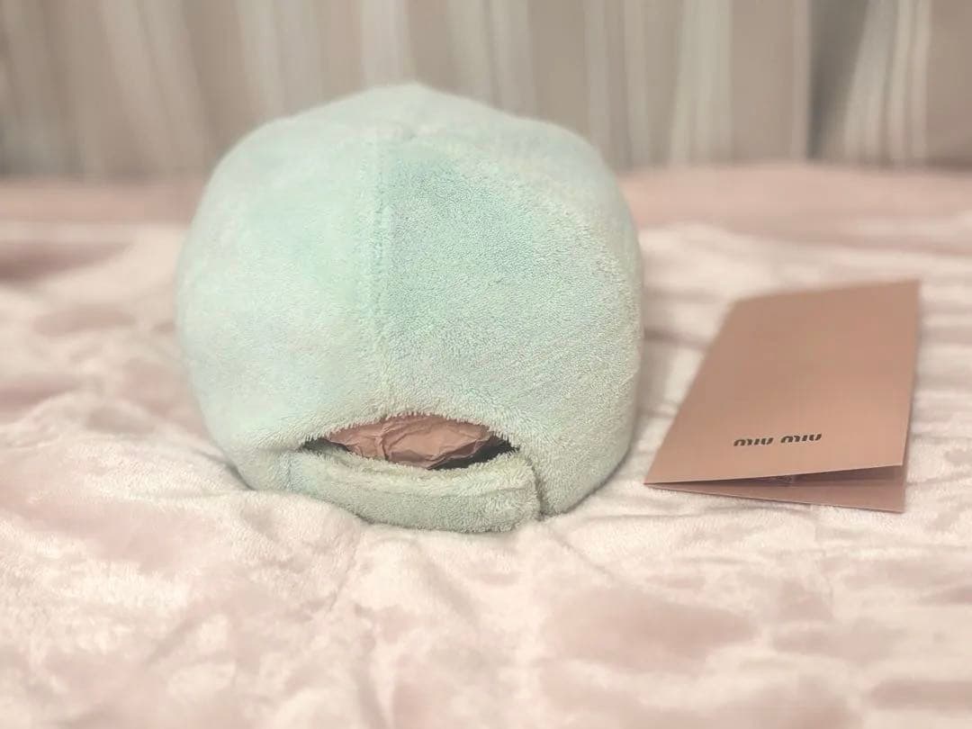 miumiu テリークロス パイル地 キャップ
