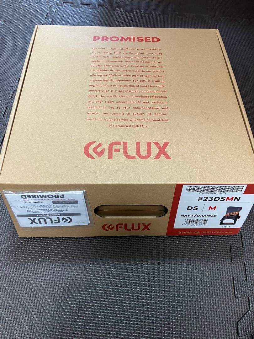 新品未使用 22-23 FLUX DS Mサイズ ネイビー/オレンジ