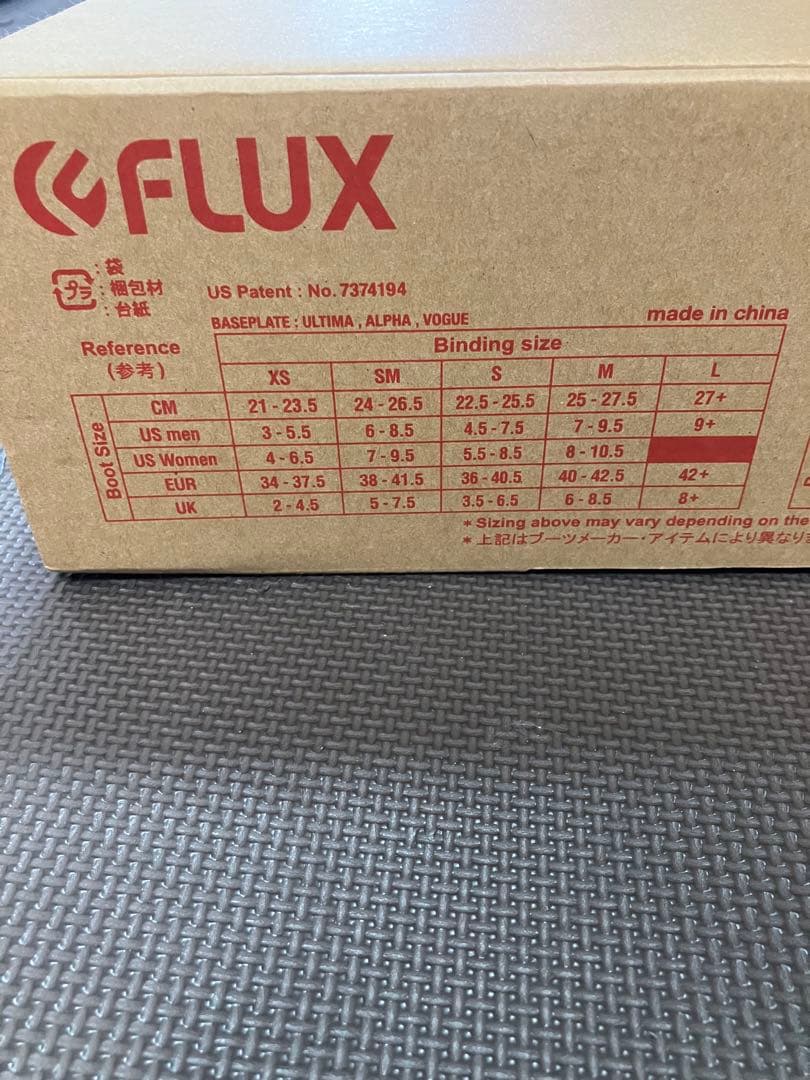 新品未使用 22-23 FLUX DS Mサイズ ネイビー/オレンジ
