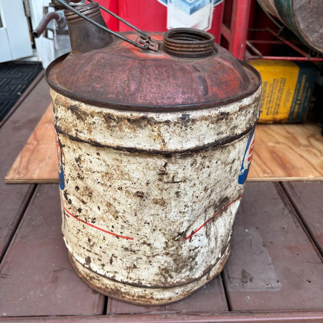 USA VINTAGE SOHIO 5ガロン缶 ジャンク！