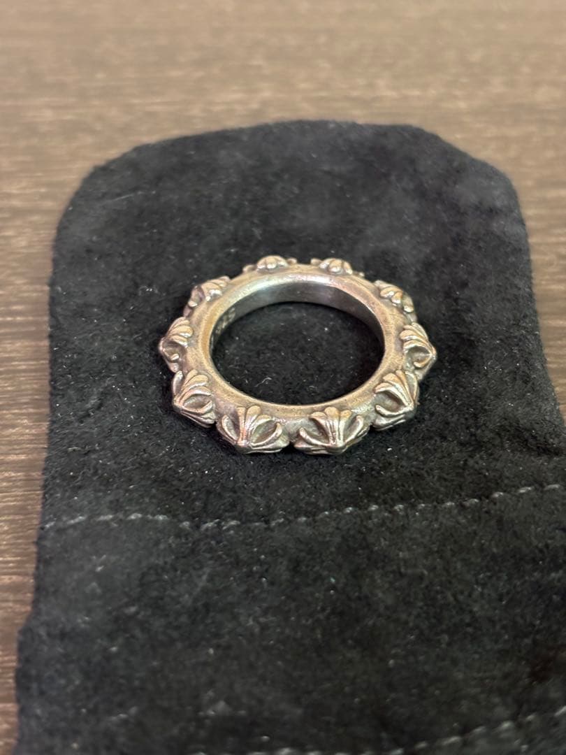 Chrome Hearts クロスバンドリング　21号　真贋不明