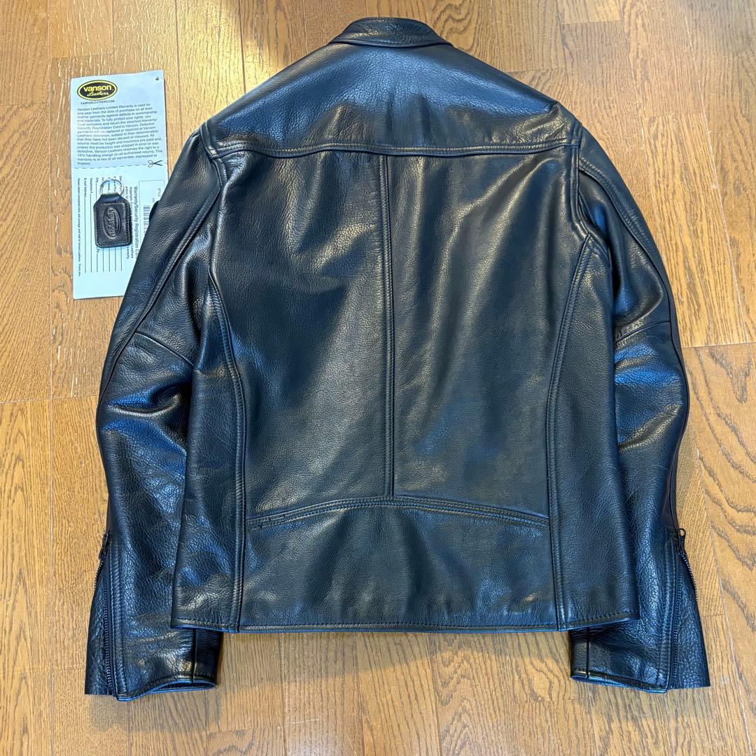 vanson Encinitas別注 black bone 希少 バンソン 38
