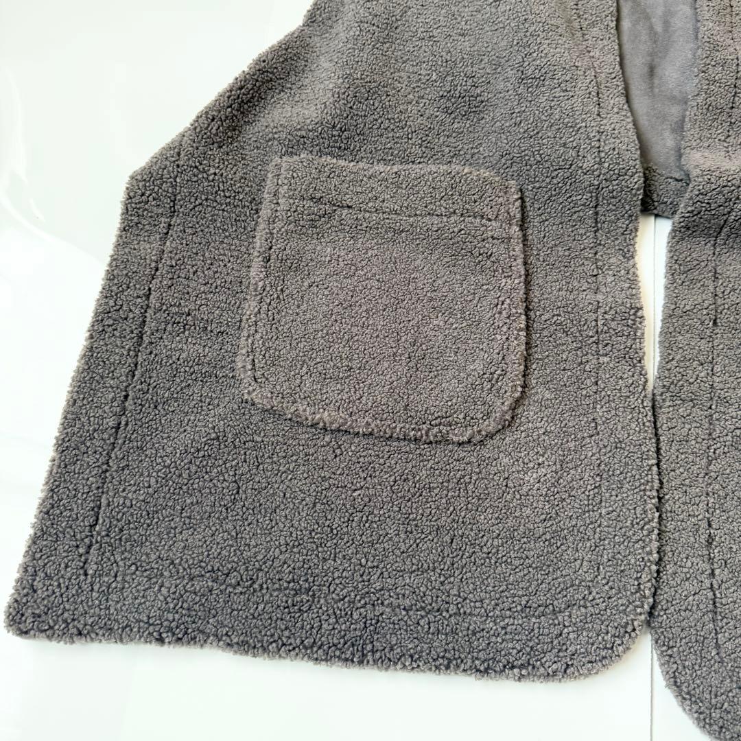 J*O様 美品　HAUNTハウント　ボアストール　コート　チャコール　ロング