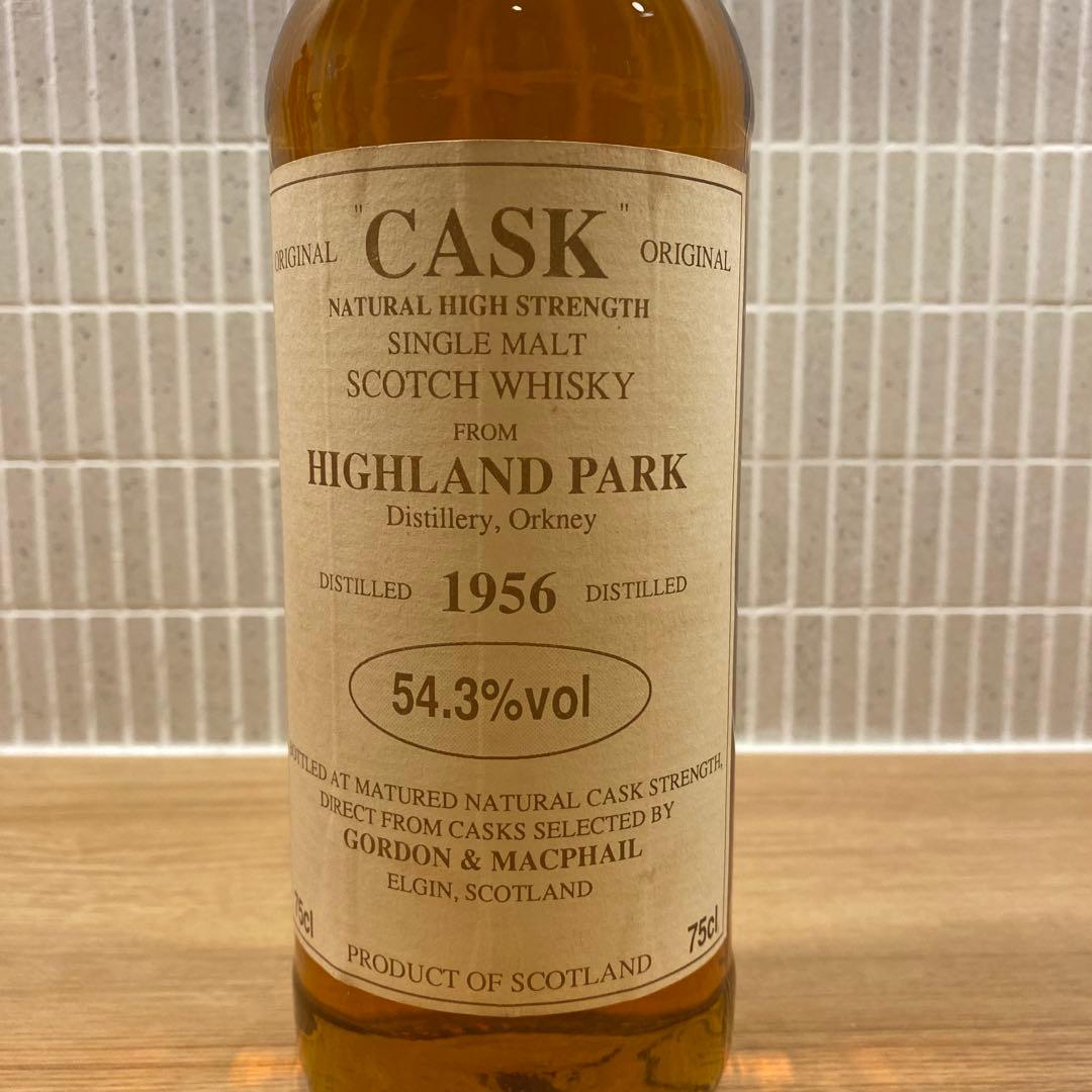 ハイランドパーク 1956年　シングルモルト　ビンテージ　ウイスキー　古酒　古希
