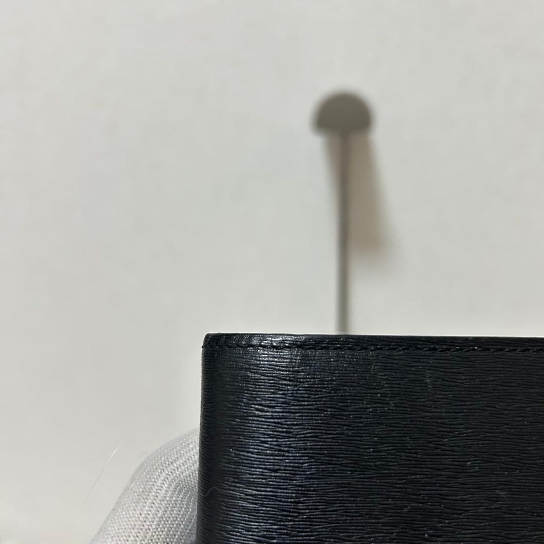 【極美品✨人気商品/カレント】ポーター　折り財布　レザー　ブラック　ユニセックス