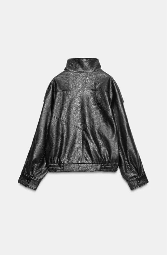 ZARA フェイクレザージャケット Mサイズ ysl
