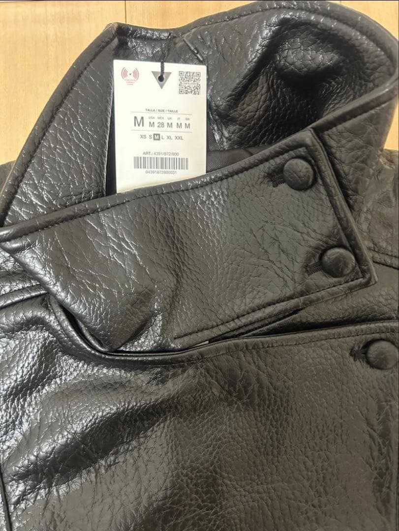 ZARA フェイクレザージャケット Mサイズ ysl
