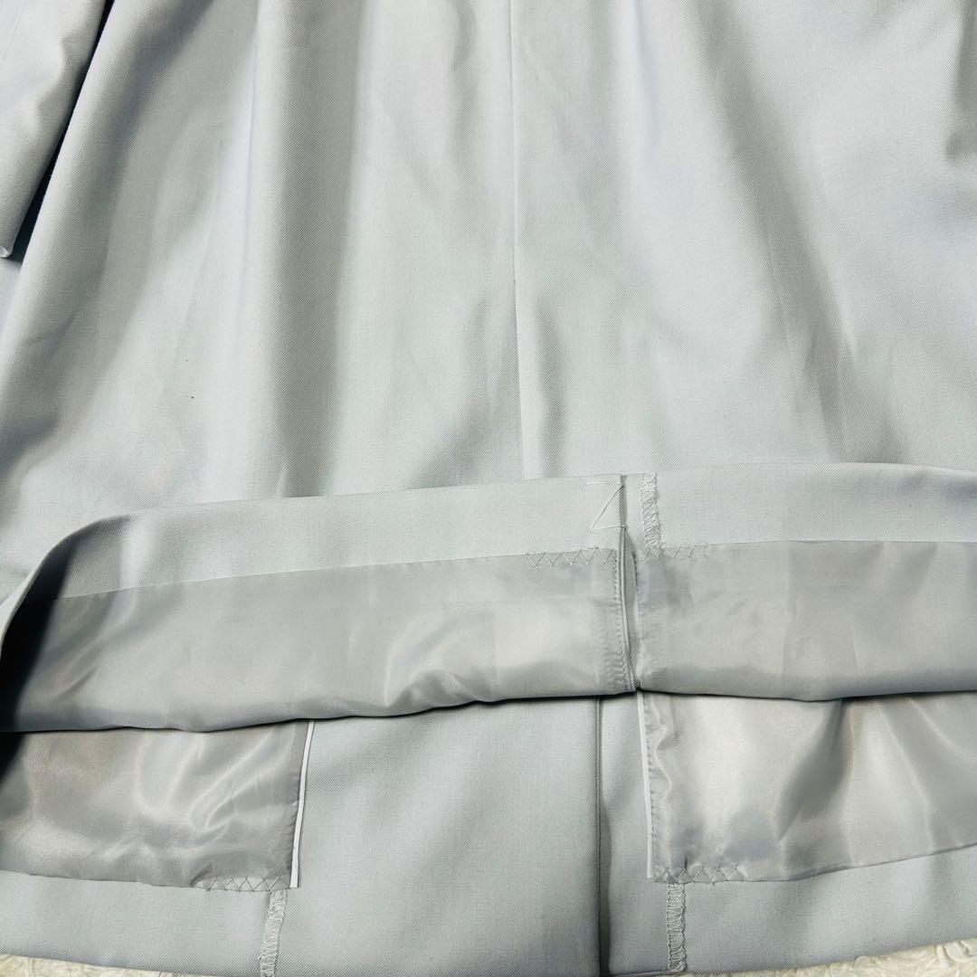 anySiS ノーブルライトテロンチコート 春コート 羽織り ブルーグレー L