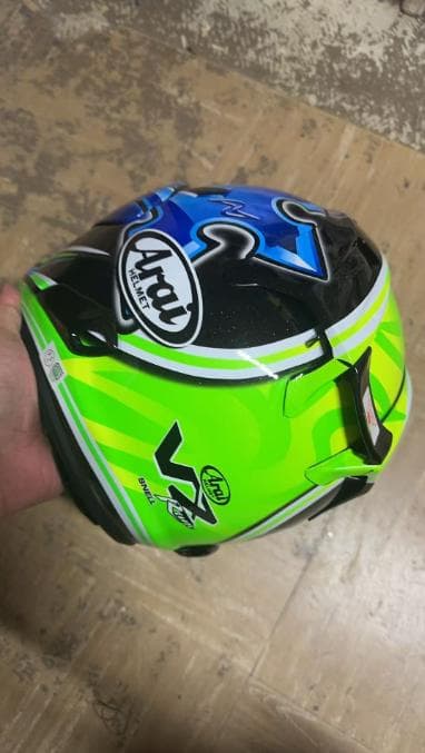 Arai フルフェイスヘルメット 赤青緑