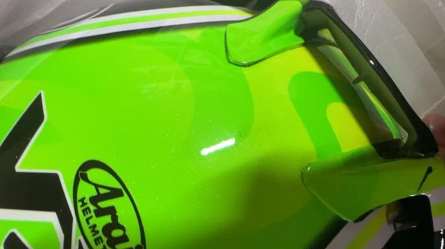 Arai フルフェイスヘルメット 赤青緑