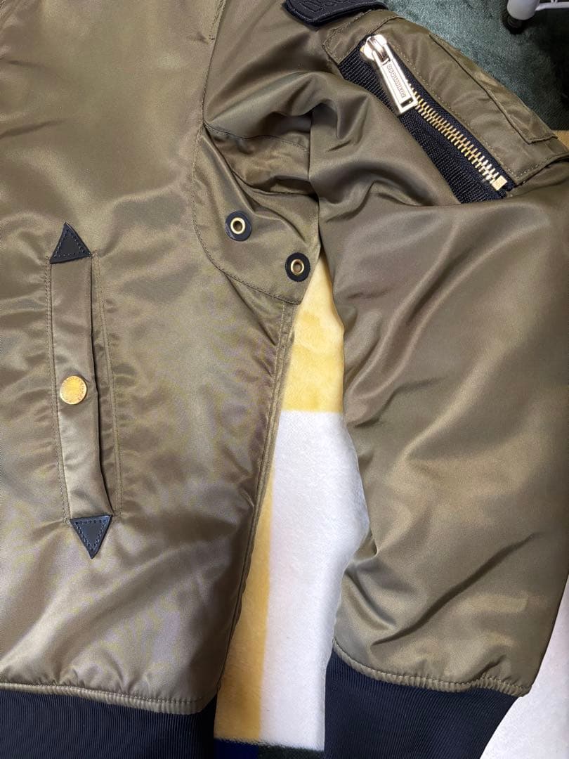 DSQUARED2MA-1スタイルジャケット オリーブ色