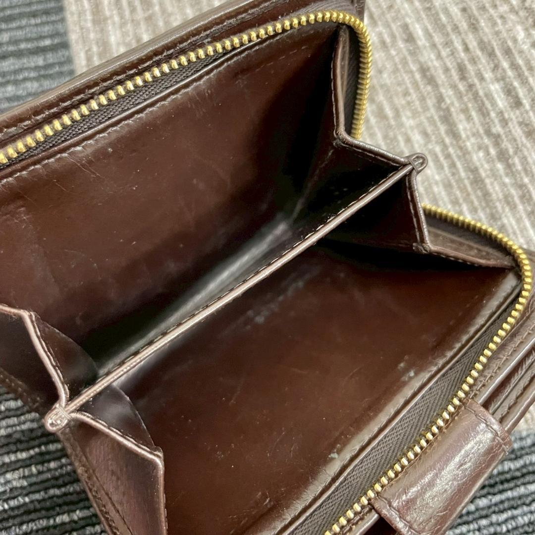 美品　PRADA　プラダ　エル字ファスナー　コンパクトウォレット　ソフトルックス