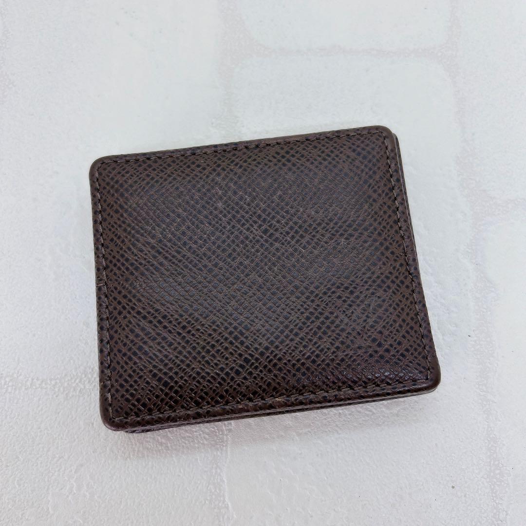 美品✨VUITTON ヴィトン タイガ ポルトモネ ボワット ケース 茶色