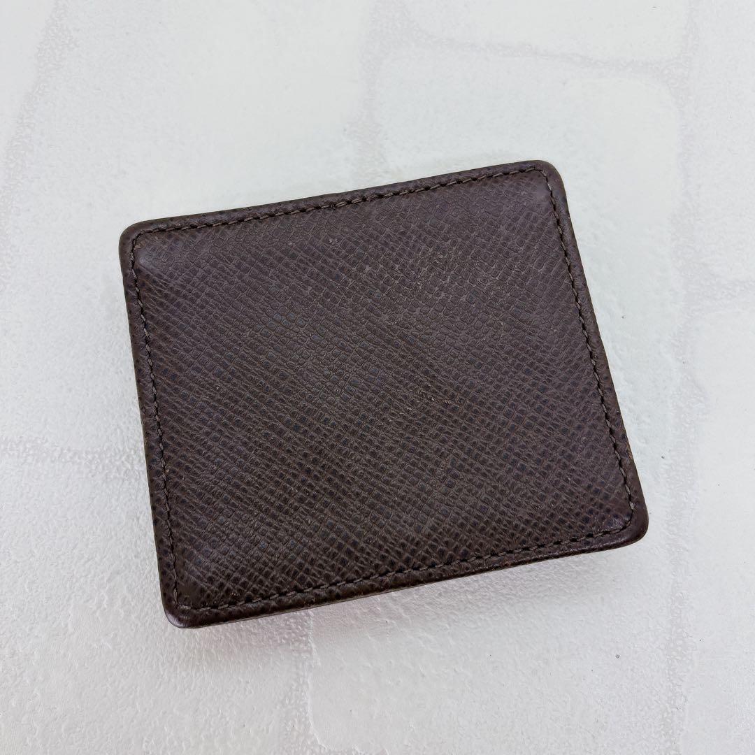 美品✨VUITTON ヴィトン タイガ ポルトモネ ボワット ケース 茶色