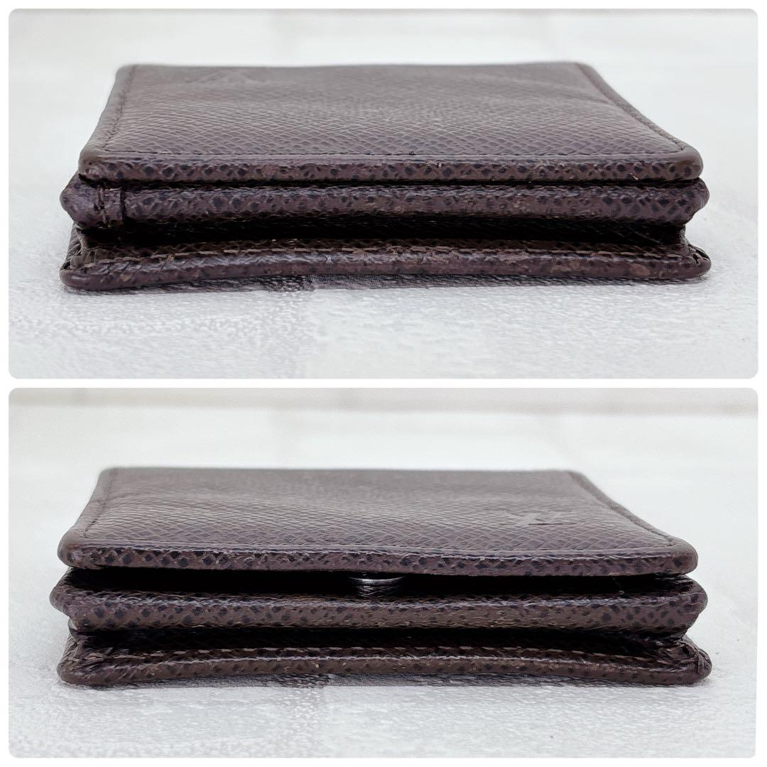 美品✨VUITTON ヴィトン タイガ ポルトモネ ボワット ケース 茶色