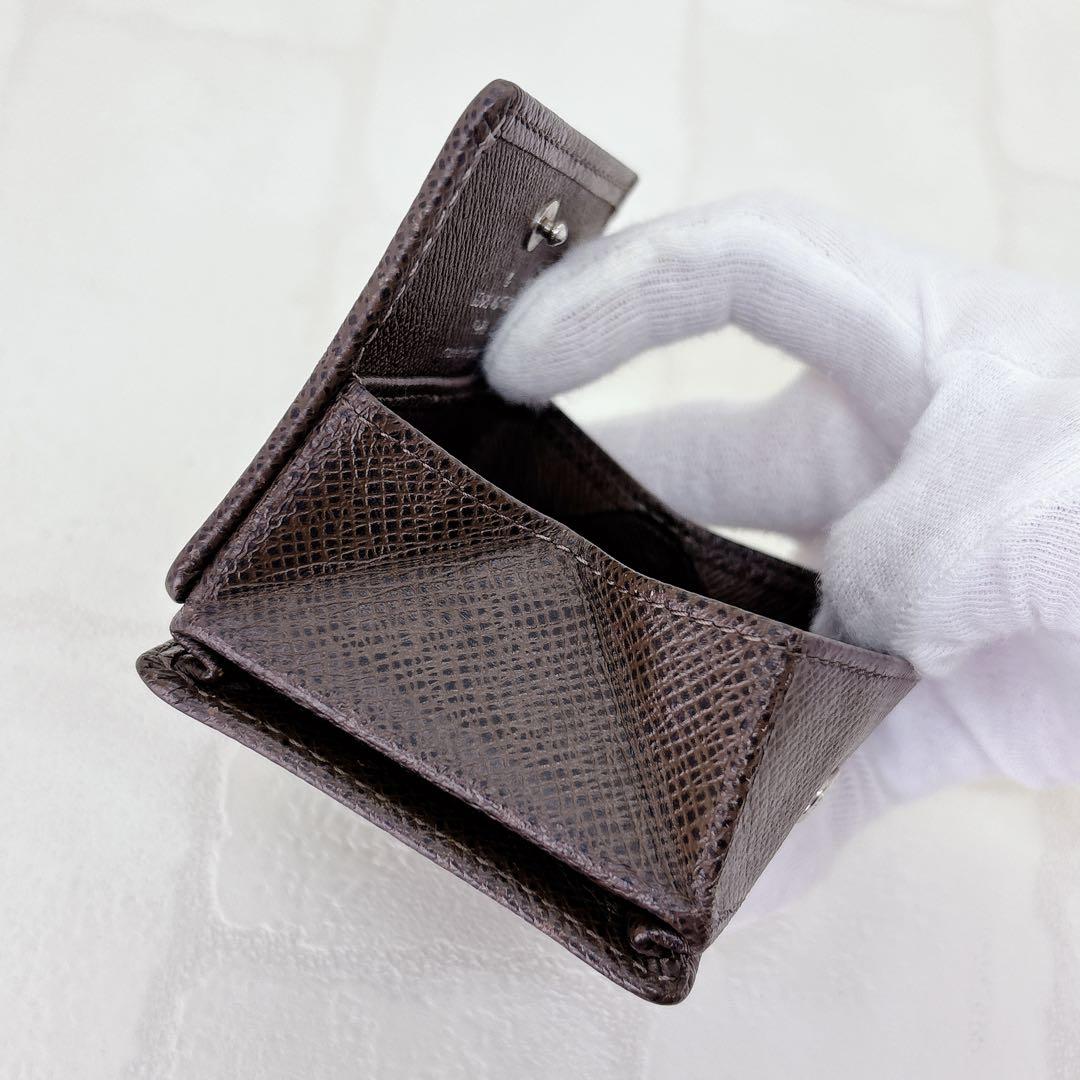 美品✨VUITTON ヴィトン タイガ ポルトモネ ボワット ケース 茶色
