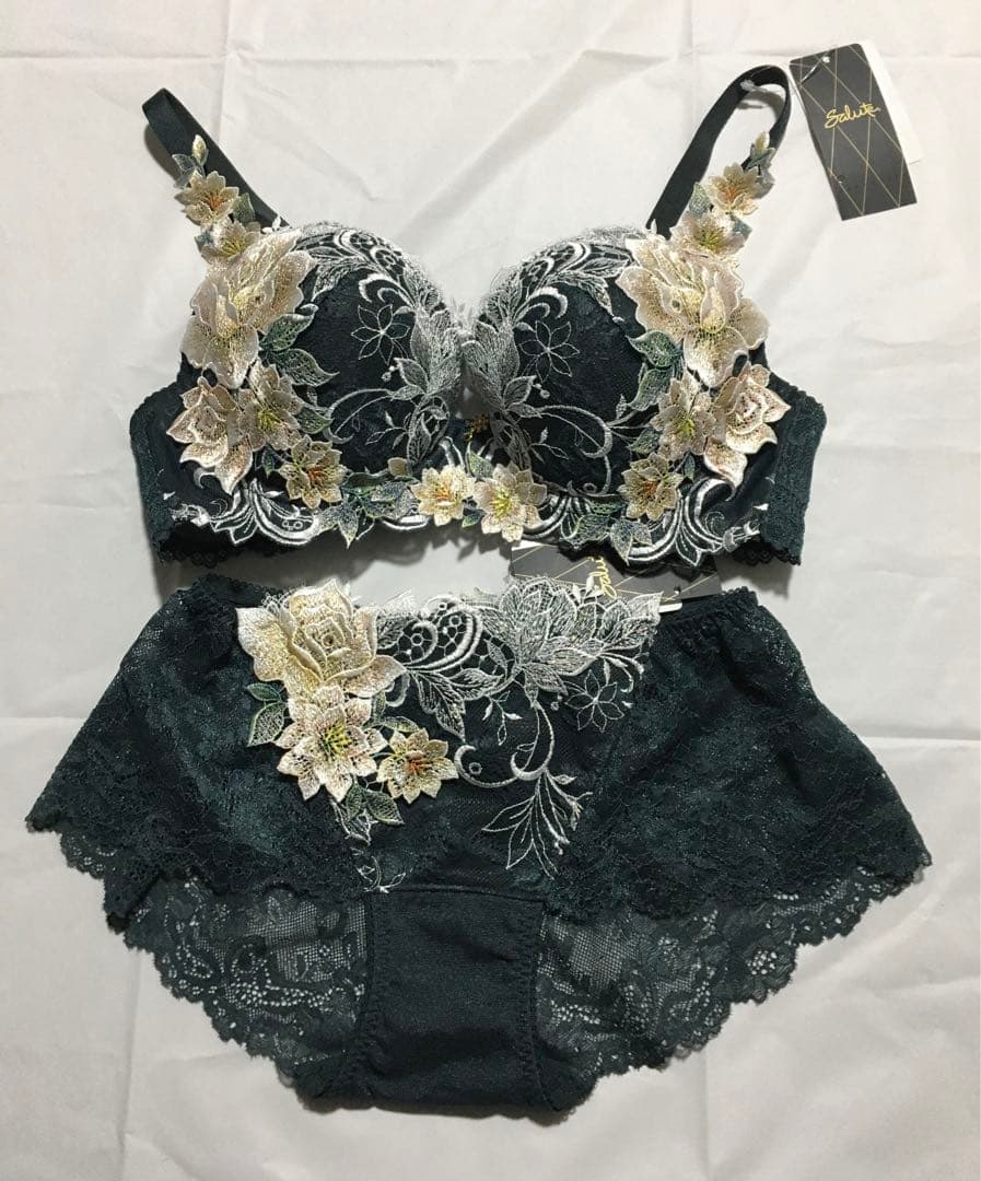 新品 ワコール サルート 店舗限定 09G ブラジャー E70 ショーツM