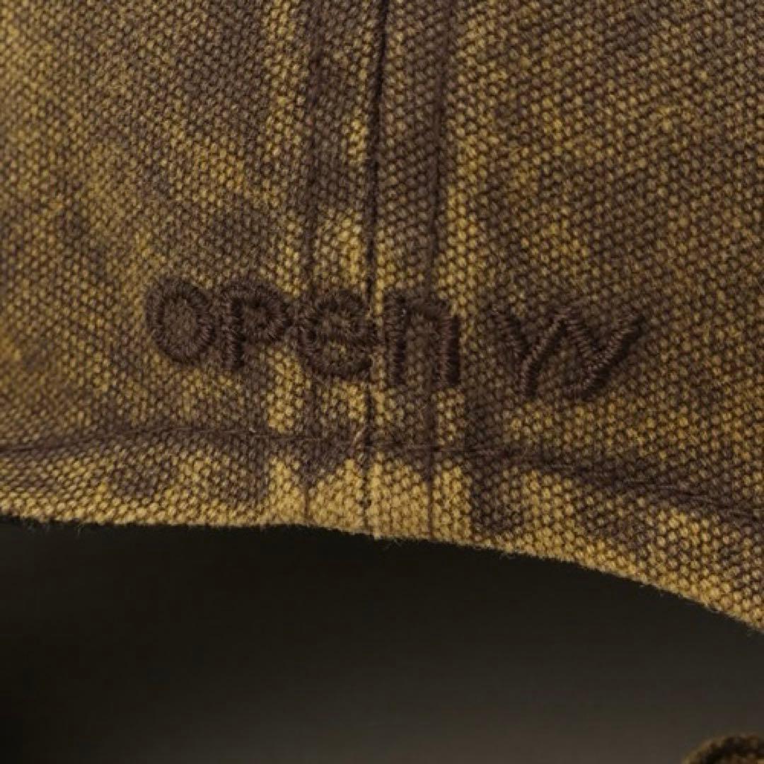 OPEN YY 韓国限定キャップ イエローブラウン 人気カラー 正規品