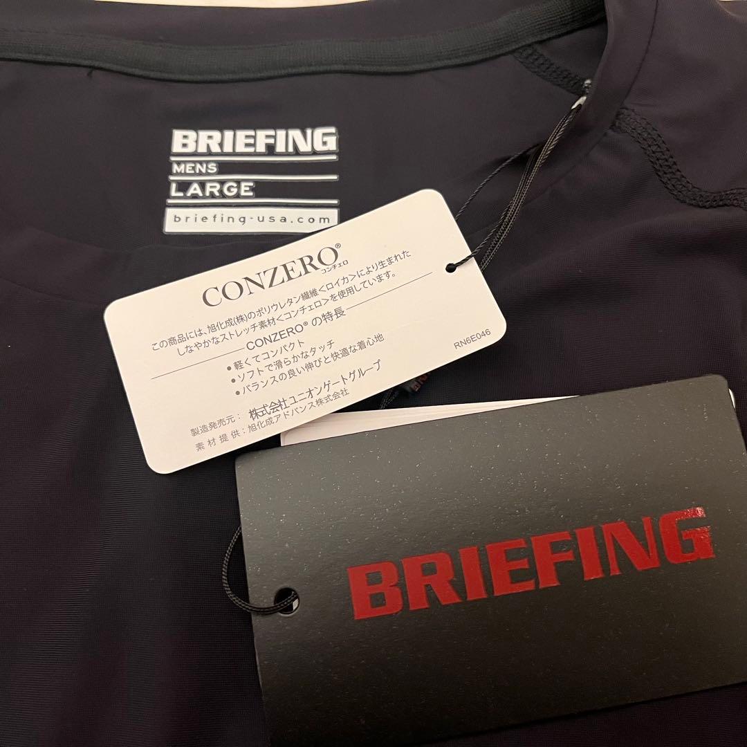 新品★BRIEFING パフォーマンスTシャツ 速乾T シャツ 黒 メンズL