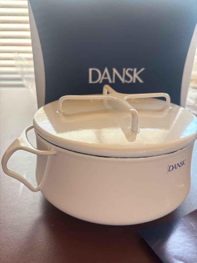 DANSK Kobenstyle 2QT 18センチ　ホワイト