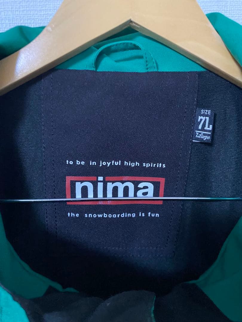 極美品 大きいサイズ Nimaスキースノーボード ジャケット 7L
