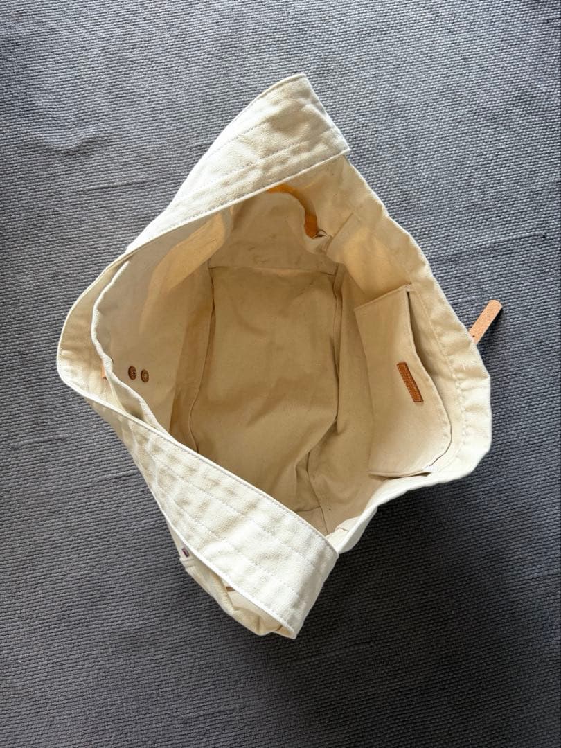 【完売品】ヘリテージレザー 別注 Newspaper Bag- 18oz