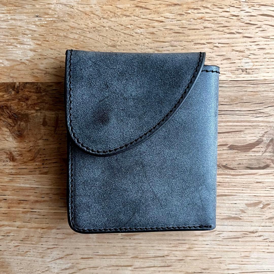 Hender Scheme エンダースキーマ 二つ折り財布 黒