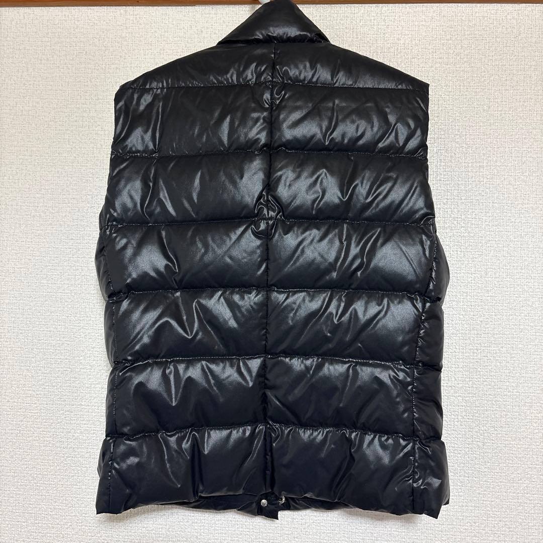 MONCLER ブラック ダウンベスト サイズ1