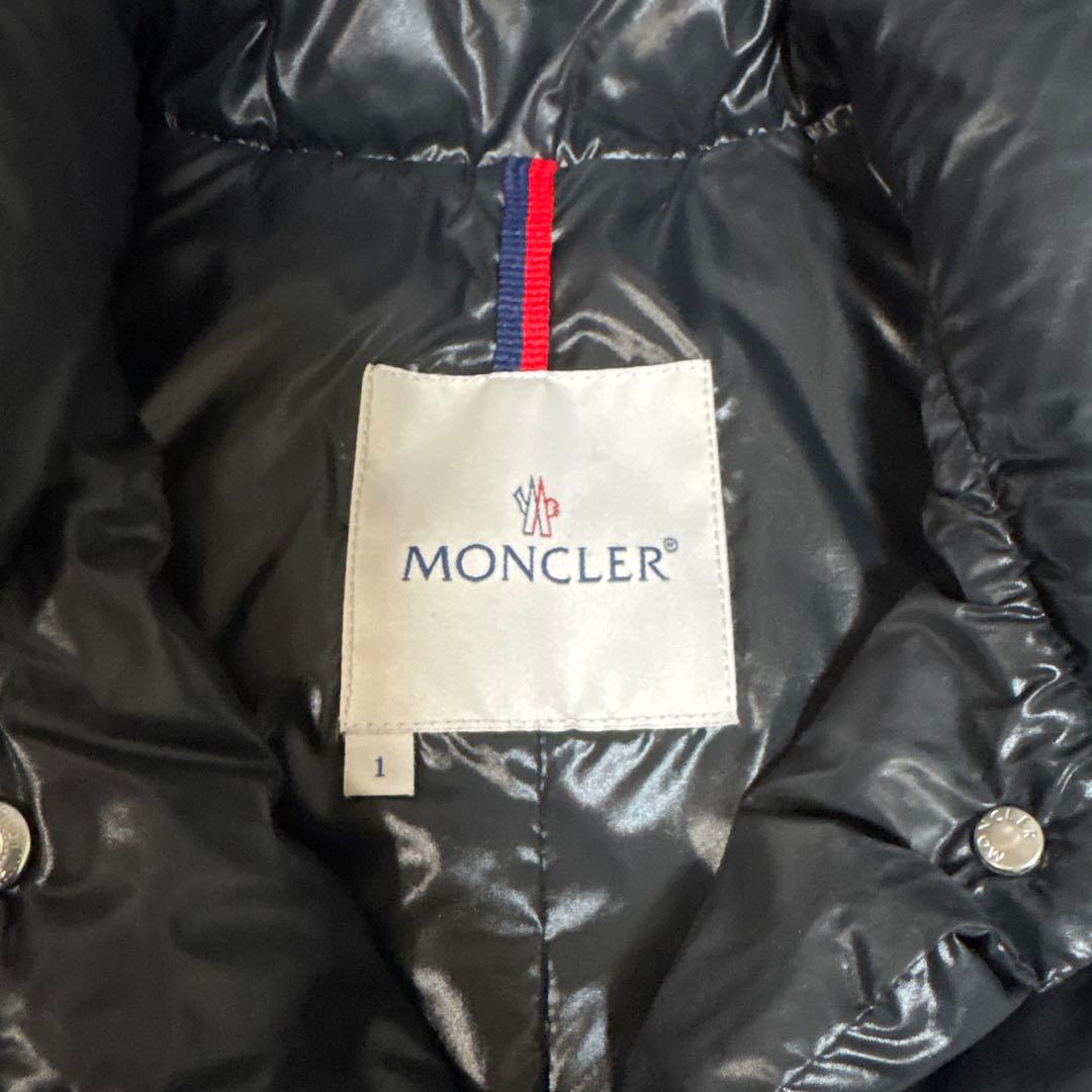 MONCLER ブラック ダウンベスト サイズ1