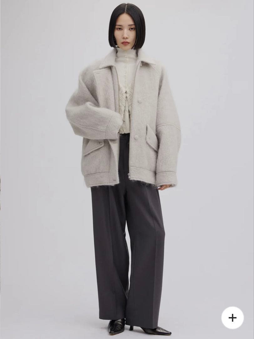 ジャケット・アウター UND MOHAIR SHAGGY FLIGHT JACKET