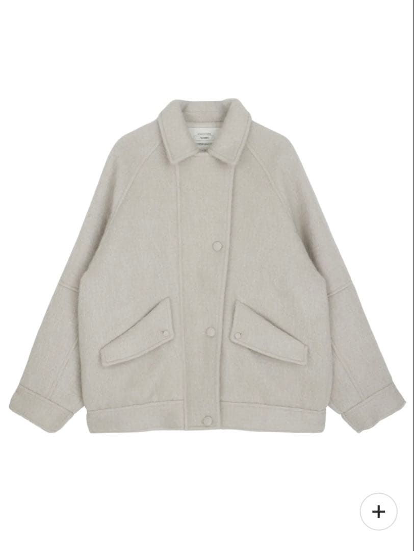 ジャケット・アウター UND MOHAIR SHAGGY FLIGHT JACKET