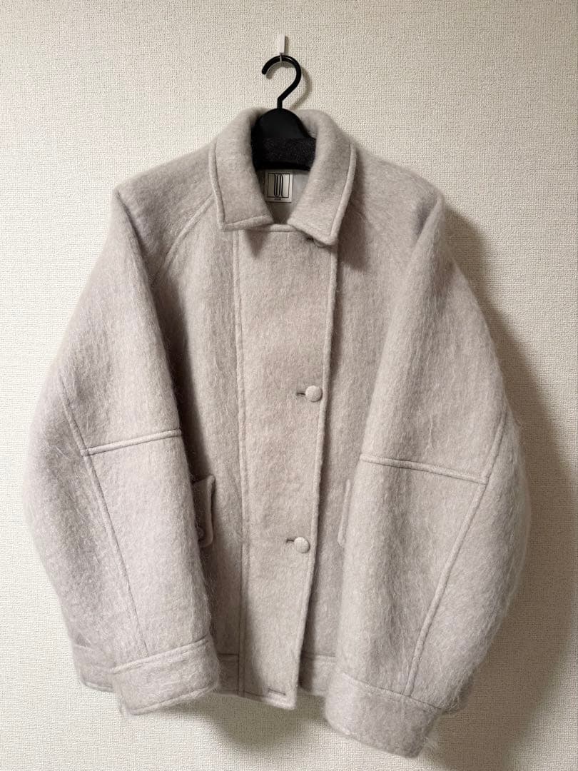 ジャケット・アウター UND MOHAIR SHAGGY FLIGHT JACKET