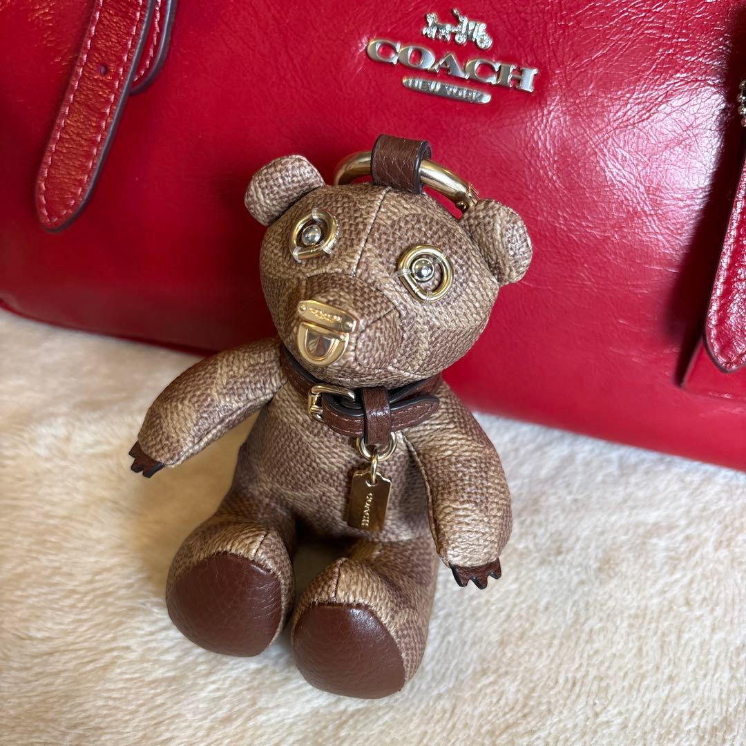 coachクマ型キーホルダー★コーチくま
