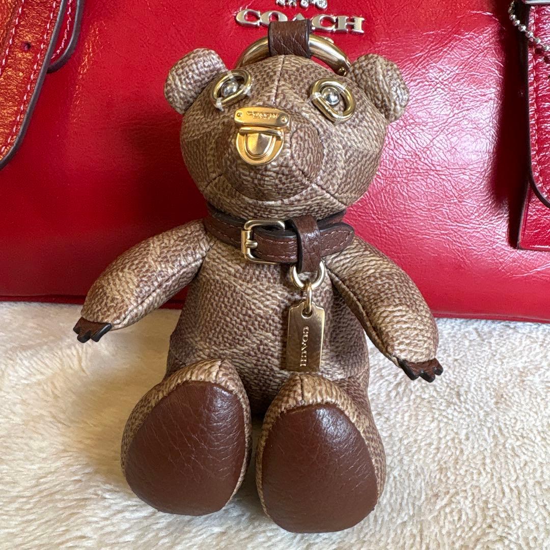coachクマ型キーホルダー★コーチくま