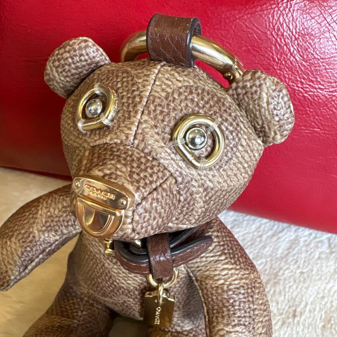 coachクマ型キーホルダー★コーチくま