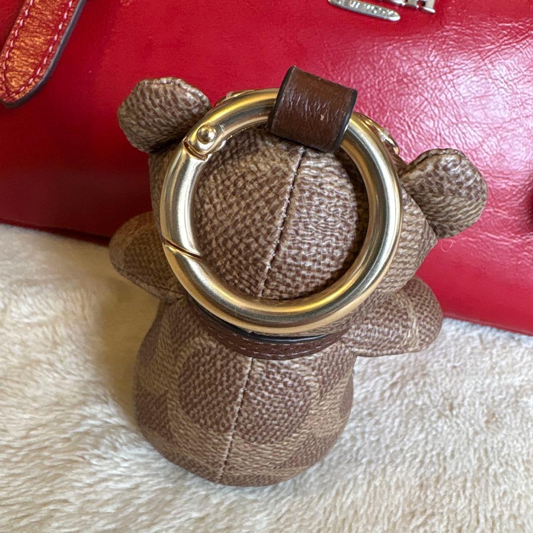 coachクマ型キーホルダー★コーチくま