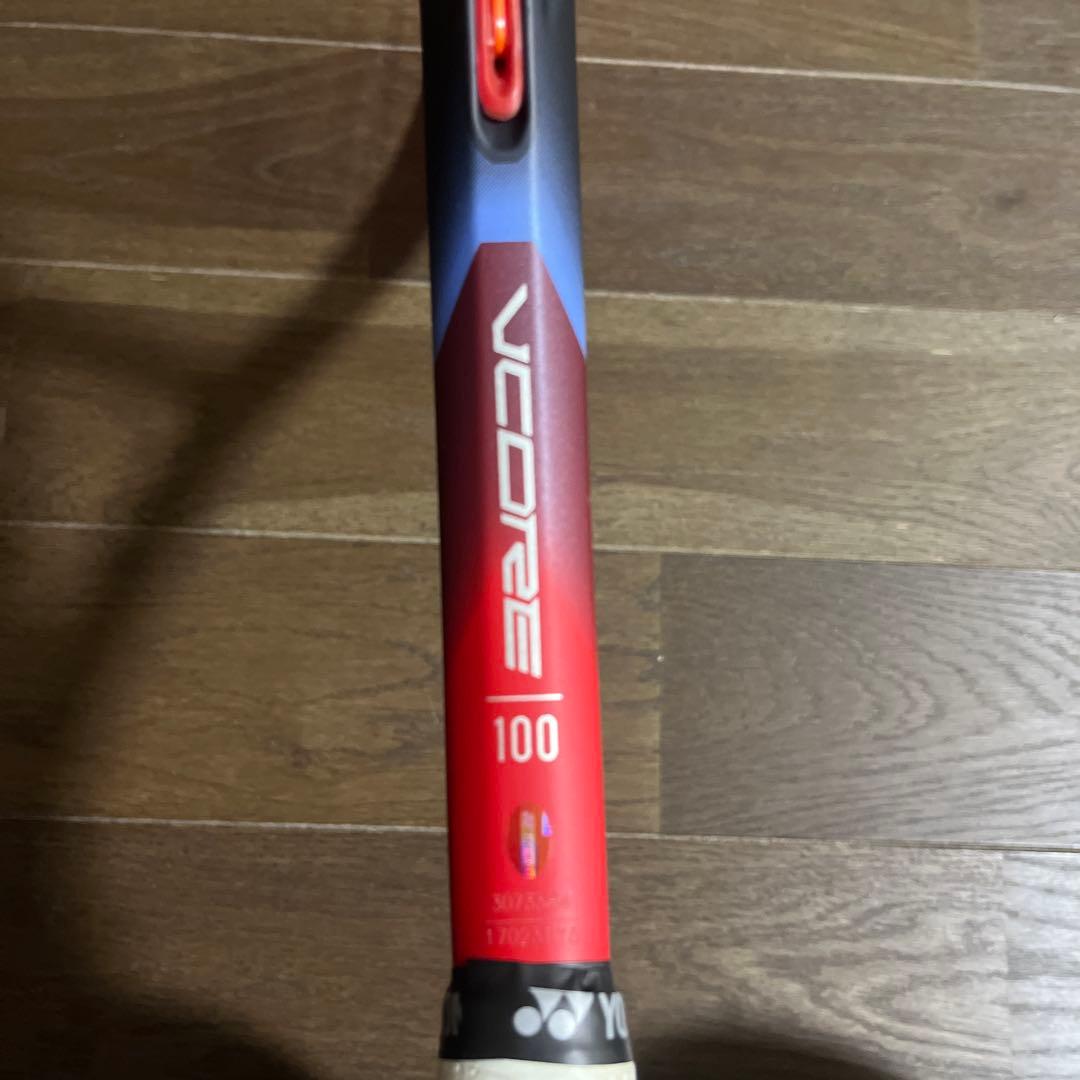 YONEX VCORE 100テニスラケット G2 赤 2023モデル