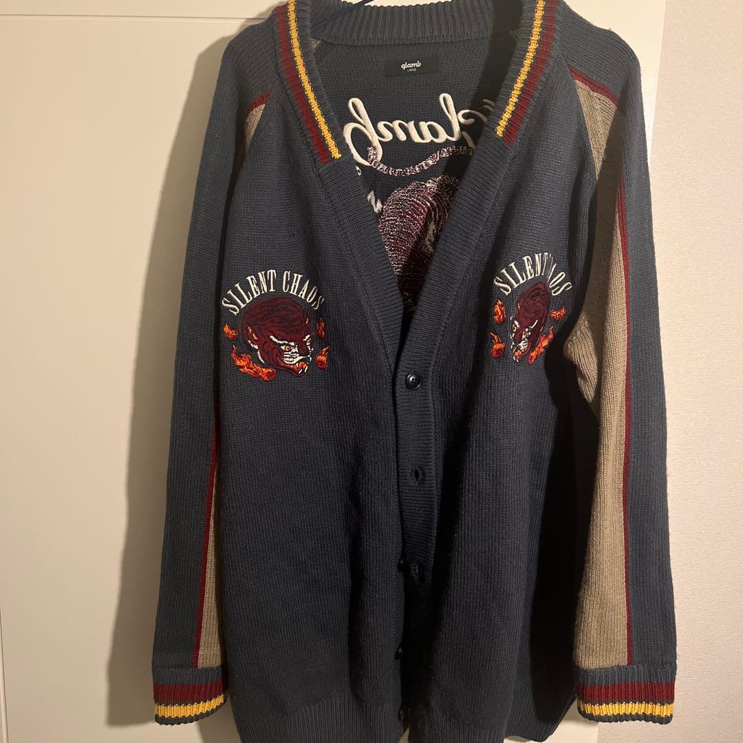 glamb 刺繍デザイン カーディガン Lサイズ